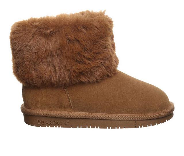 Girls' Bearpaw Little Kid & Big Kid Tahlea Boots in Hickory color