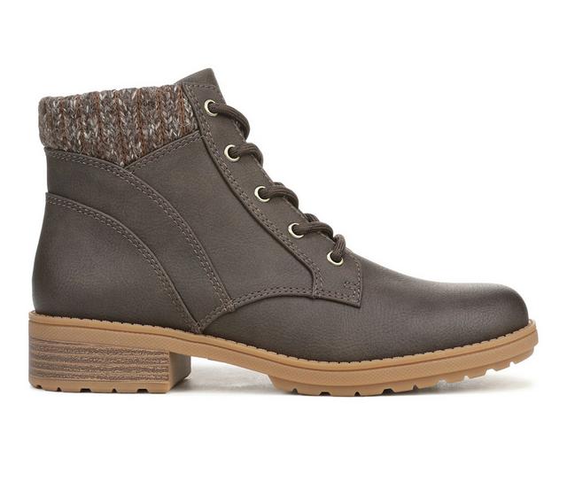 Women's Dr. Scholls Daphne Booties in Dark Brown color