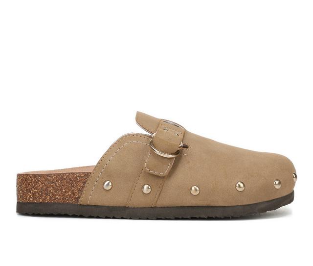 Women's Dr. Scholls So Easy Og Clog Clogs in Taupe color