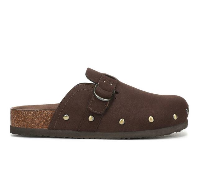 Women's Dr. Scholls So Easy Og Clog Clogs in Dark Brown color