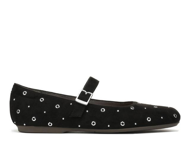 Women's Dr. Scholls Wexley Jane Stud Flats in Black color