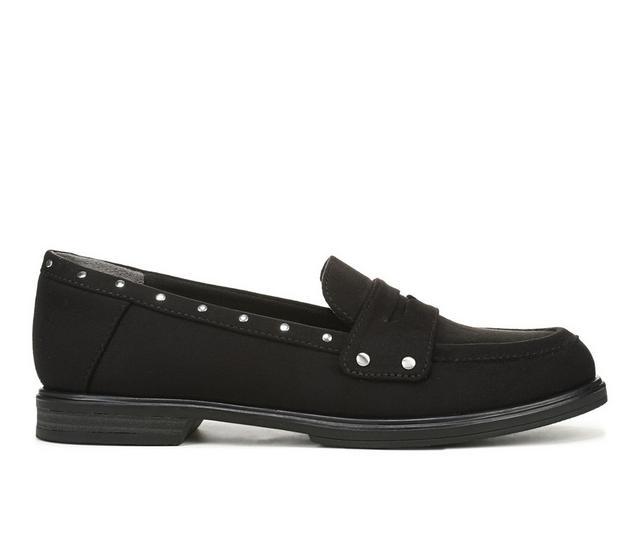 Women's Dr. Scholls Hello Stud Loafers in Black color