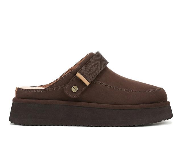 Women's Dr. Scholls Chill Out Clogs in Dark Umber color