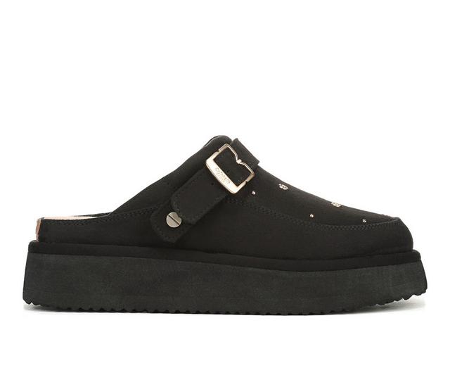Women's Dr. Scholls Chill Out Iconic Stud Clogs in Black color