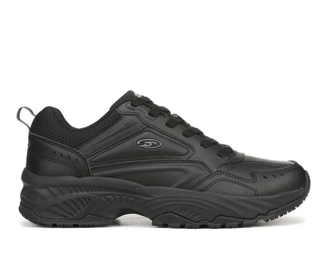 Men's Dr. Scholls Sebastian Slip Resistant Sneakers in Black color