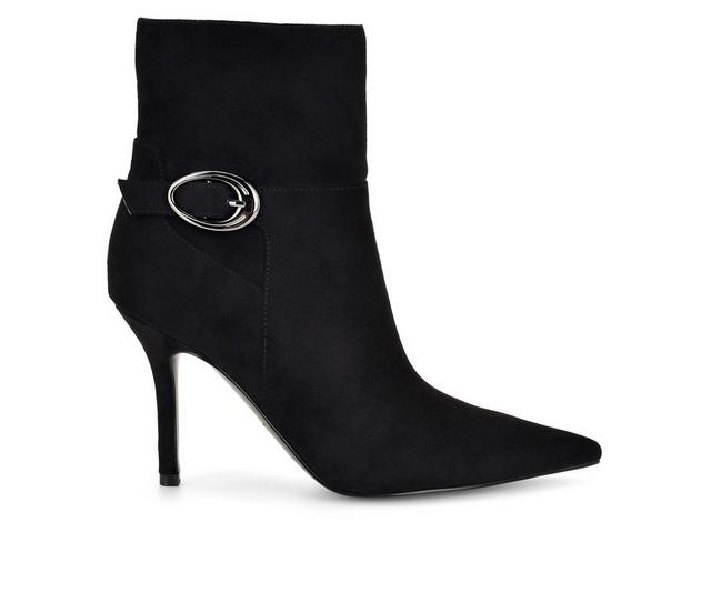 Women's Nine West Gretzy Booties in Black color