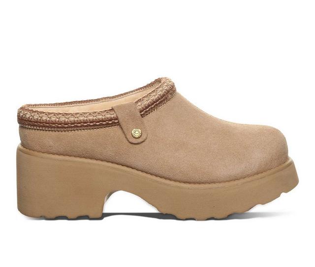 Women's Bearpaw Haven Clogs in Toffee color