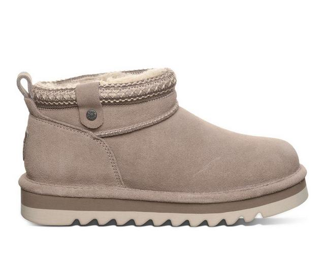 Women's Bearpaw Langly Boots in Stone color