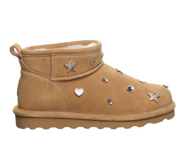 Women's Bearpaw Shorty Nova Winter Boots in Iced Coffee color