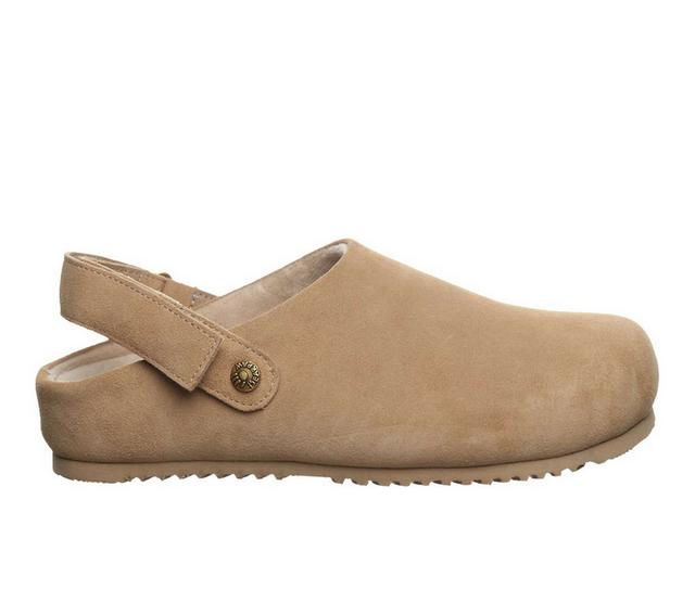 Women's Bearpaw April Clogs in Toffee color