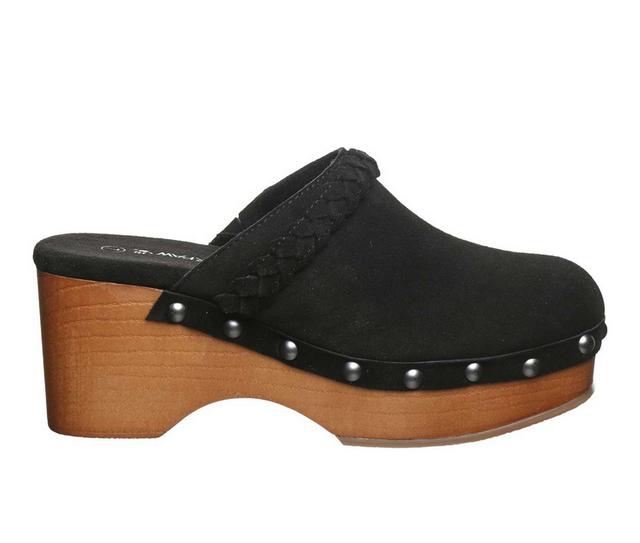 Women's Bearpaw Cossette Clogs in Black color