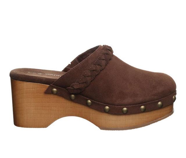 Women's Bearpaw Cossette Clogs in Chicory color