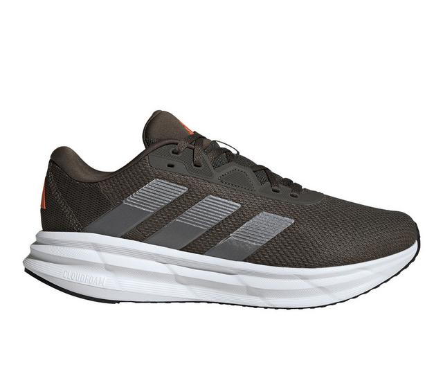 Men's Adidas Galaxy 7 Running Running Shoes in Green/Grey/Wht color