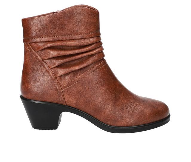 Women's Easy Street Bess Booties in Tan color
