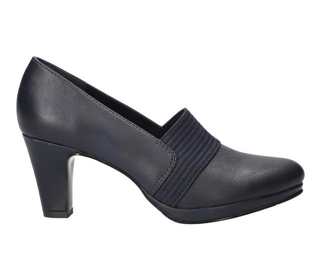 Women's Easy Street Donya Pumps in Navy color