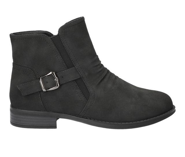 Women's Easy Street Junction Booties in Black color