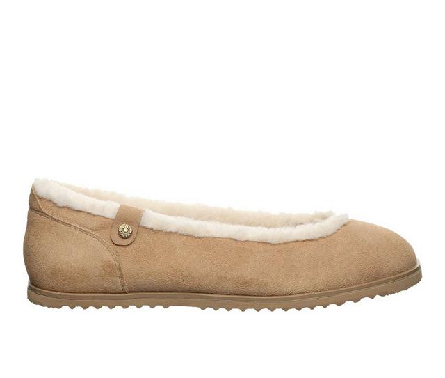 Women's Bearpaw Delphi Flats in Toffee color