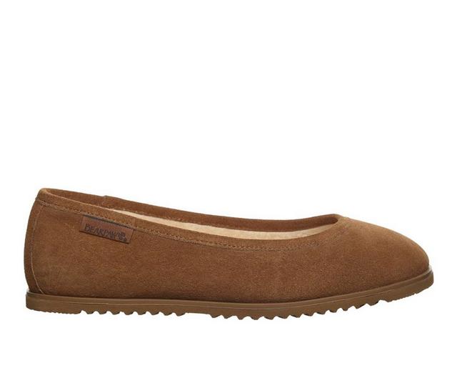 Women's Bearpaw Jazlyn Flats in Hickory color