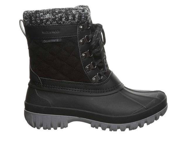 Women's Bearpaw Nadja Winter Boots in Black color