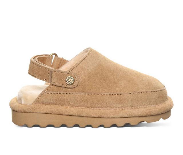 Girls' Bearpaw Toddler & Little Kid Brooke Clogs in Iced Coffee color