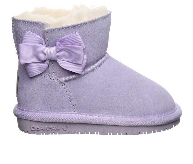 Girls' Bearpaw Toddler & Little Kid Saige Boots in Washed Lavender color