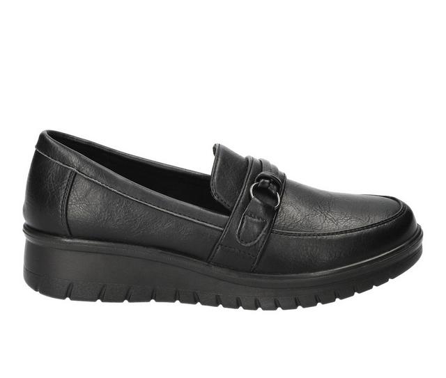Women's Easy Street Rochelle Loafers in Black color