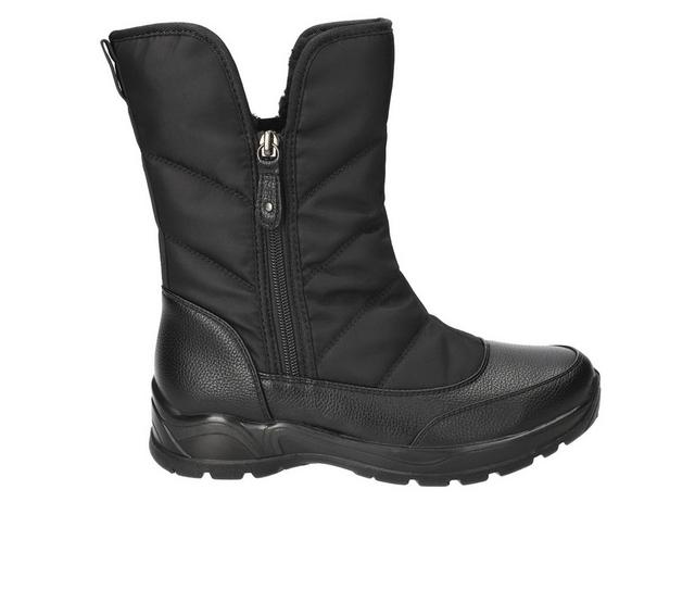 Women's Easy Street Snowfall Winter Boots in Black color