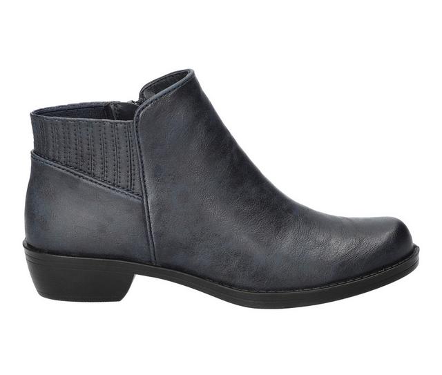 Women's Easy Street Solstice Booties in Navy color