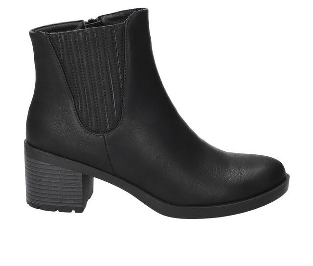 Women's Easy Street Tulsa Booties in Black color