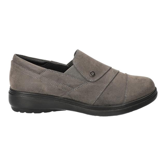 Women's Easy Street Zilla Slip-on Shoes in Grey Matte color