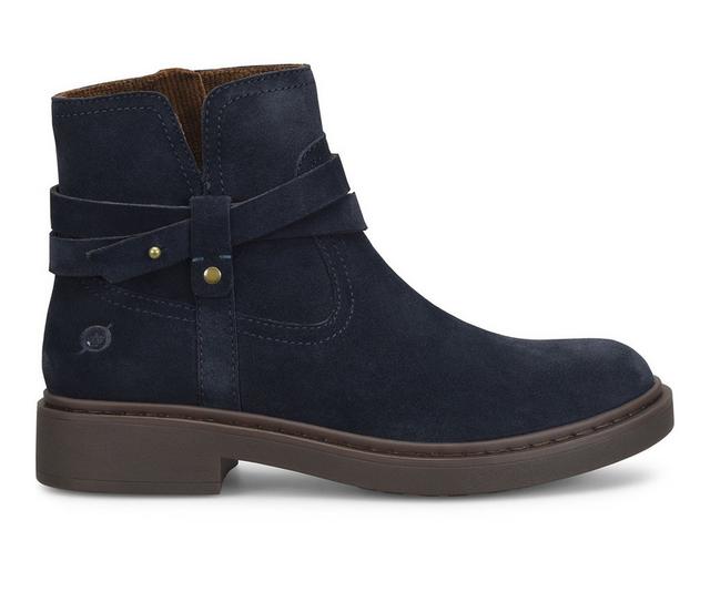 Women's Born Barren Booties in Navy color