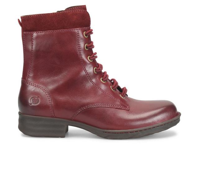 Women's Born Mckenna Booties in Burgundy color