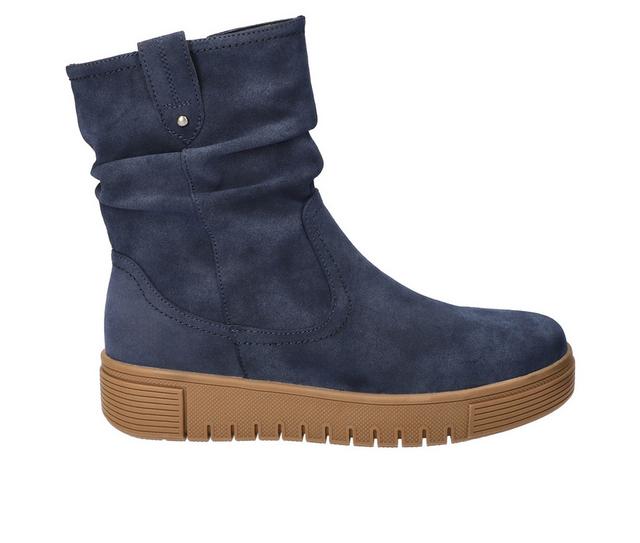 Bella Vita Ava Booties in Navy color