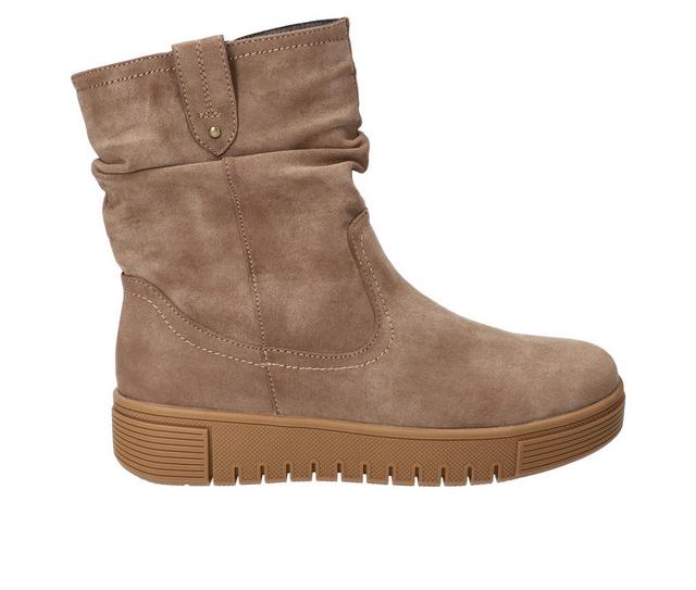 Bella Vita Ava Booties in Taupe color