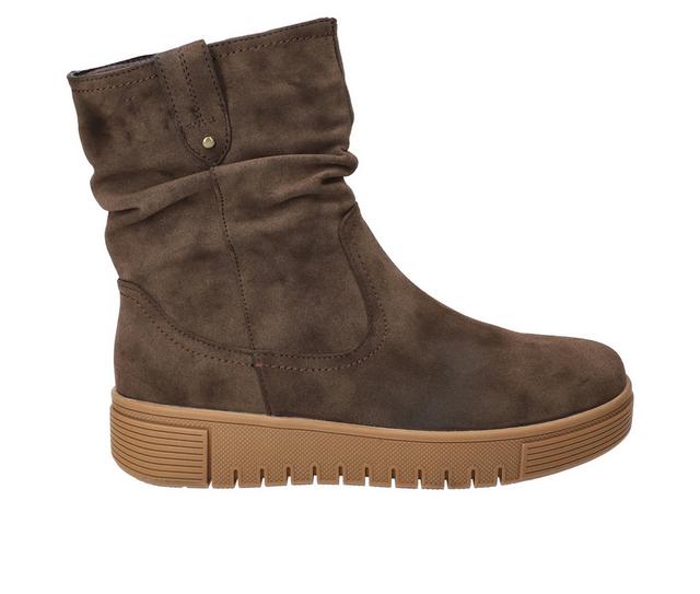 Bella Vita Ava Booties in Brown color