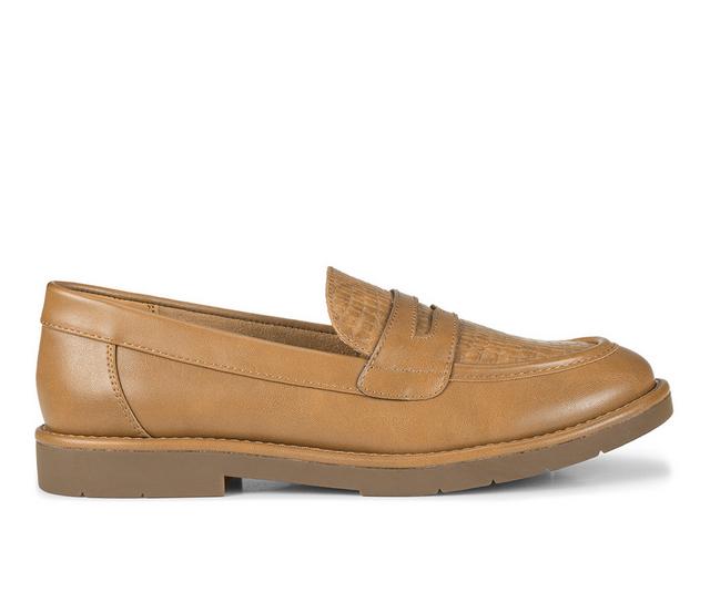 Women's Baretraps Calli Loafers in Dark Almond color
