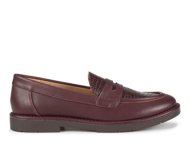 Women's Baretraps Calli Loafers in Bloodstone color