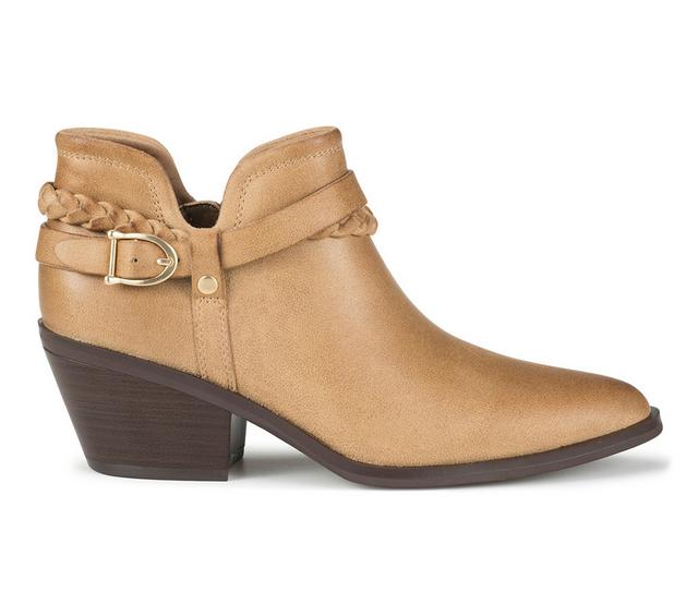 Women's Baretraps Daisie Block Heel Booties in Sand color