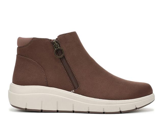 Ryka Layla Booties in Fudge Brown color