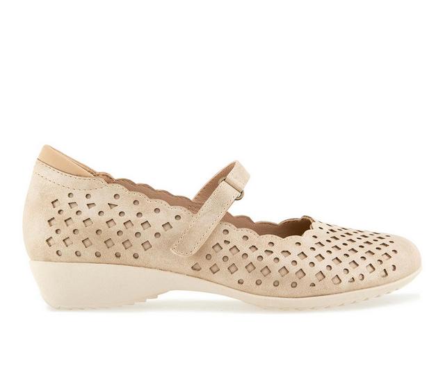 Women's JBU Nancy Mary Janes in Champagne color