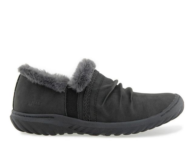 Women's JBU Reese Water Resistant Slip-ons in Black color