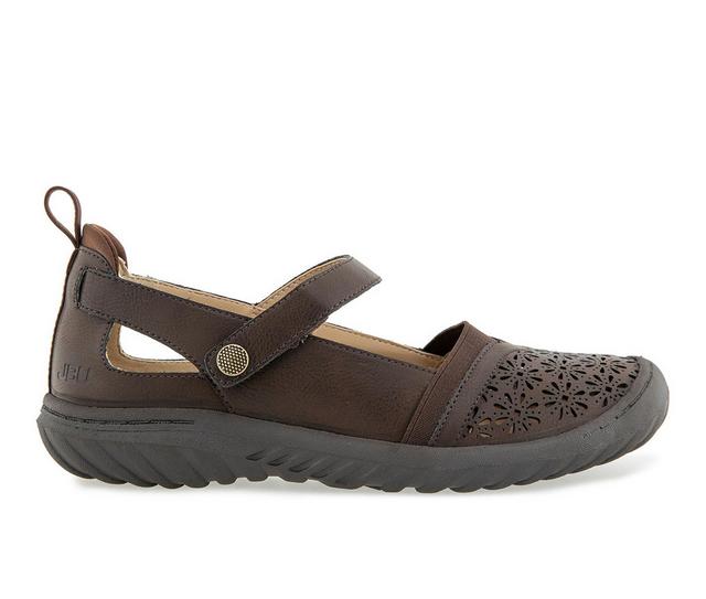 Women's JBU Rya Mary Janes in Chocolate color