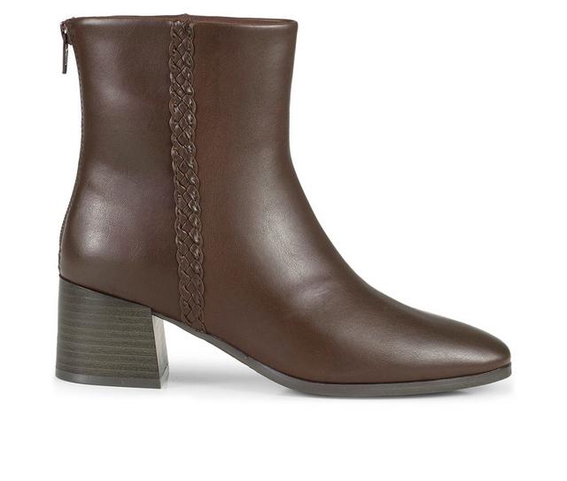 Women's Baretraps Wakely Booties in Bloodstone color