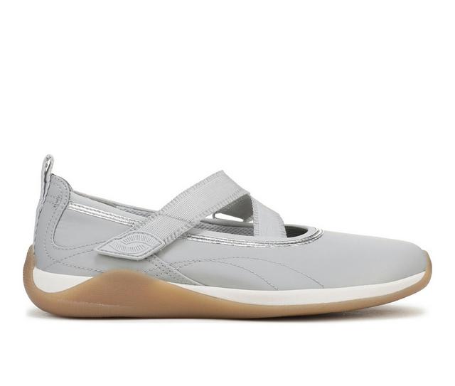 Women's Ryka Era Mary Jane Lux in Silver color