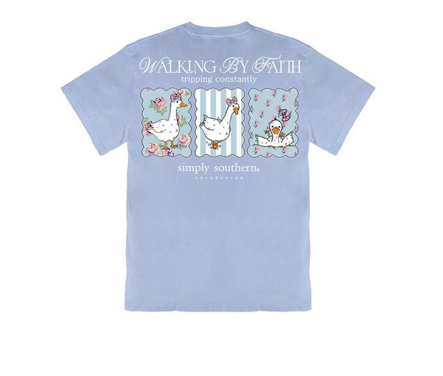 Simply Southern MINWASH-TRIPPING in FADED BLUE color