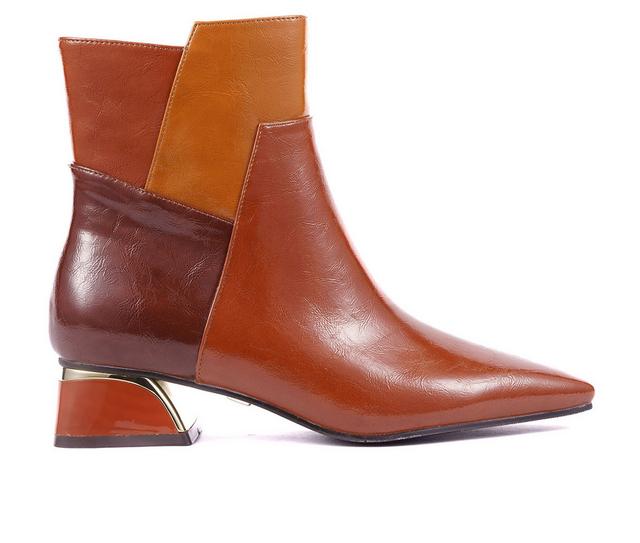 Ninety Union Rudy Booties in Brown Multi color