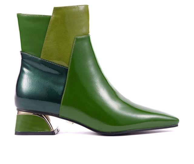 Ninety Union Rudy Booties in Green Multi color