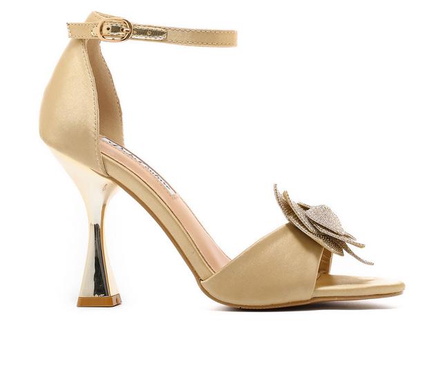 Lady Couture Cher Dress Sandals in Gold color