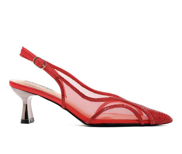 Lady Couture Fancy Pumps in Red color