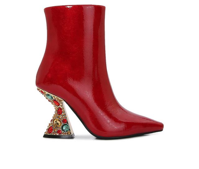 Lady Couture Smash Booties in Red color